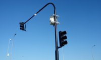 Puerto San Antonio instala nuevo semáforo inteligente en Nodo Logístico