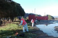 Puerto San Antonio retiró desechos en operativo de limpieza en sector sur de la ciudad