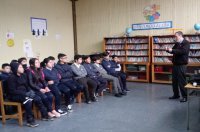 Puerto San Antonio visitó colegio Villa Las Dunas para explicar importancia de actividad portuaria