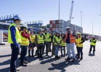 Grupo de estudiantes conoció trabajo de Puerto de San Vicente
