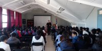 Alumnos de Colegio Nueva Providencia en Llolleo aprenden sobre actividad portuaria tras visita de Puerto San Antonio