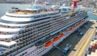 Gigantesco crucero de lujo Carnival Panorama recala en TPS en viaje inaugural
