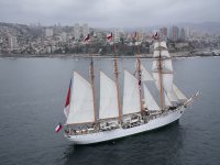 Con la satisfacción de la misión cumplida la Esmeralda culmina su 64º Crucero de Instrucción.