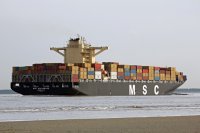 TPS recibe primera nave de MSC con tecnología que reduce emisiones