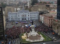 Con la presencia de los 5 ex Comandantes en Jefe de la Armada se realizó acto de desagravio a los Héroes de Iquique.