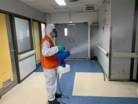 Puerto San Antonio realiza operativo de sanitización preventivo en Hospital Claudio Vicuña