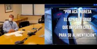 A pesar de la caída del comercio exterior Puerto San Antonio mantiene estable el desembarco de alimentos básicos como el trigo para asegurar el abastecimiento nacional.