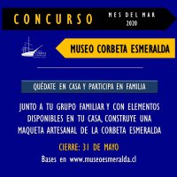 Museo Corbeta Esmeralda invita al concurso familiar “Mes Del Mar 2020”