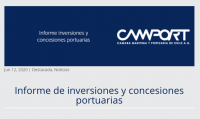 Un completo informe sobre “Inversiones y Concesiones Portuarias” de cara a proyectos como el Puerto Exterior, publicó CAMPORT