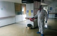 Puerto San Antonio realiza nueva sanitización en Hospital Claudio Vicuña