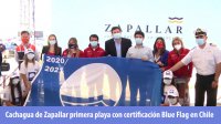 Playa Larga de Cachagua es la primera de Chile en obtener la Bandera Azul o Blue Flag