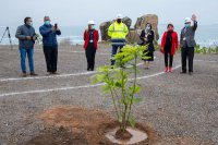 Partió la construcción del Paseo Borde Costero Norte, un nuevo espacio familiar financiado por Puerto San Antonio
