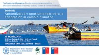 Seminario virtual analizará la adaptación al cambio climático en el sector pesquero y acuícola chileno