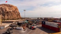 El Puerto de Arica forma bandera chilena conmemorando las fiestas patrias y ratificando su continuidad operativa 24/7