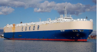 Nave de Eukor Car Carriers agenciada por Ian Taylor rompe récord histórico de la mayor descarga de vehículos en Chile