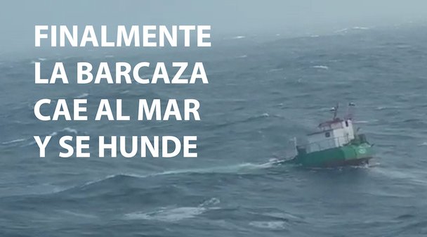 Dramáticos momentos y llamados de auxilio de tripulantes de buque que enfrentó temporal a la cuadra de Puerto Natales.