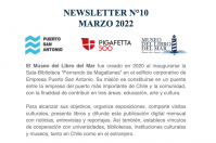 No se pierda el News Letter del Museo del Libro del Mar de Puerto San Antonio