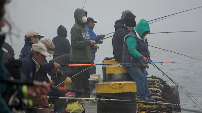 Tras 2 años de pandemia volvió el Campeonato de Pesca Deportiva Mes del Mar en el Muelle Asimar.