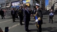 Con la presencia del Presidente de la República Gabriel Boric se realizó el desfile en homenaje a las Glorias Navales 2022.