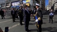 Con la presencia del Presidente de la República Gabriel Boric se realizó el desfile en homenaje a las Glorias Navales 2022.