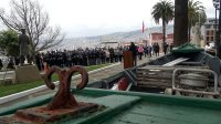 Legendario bote pesquero Elsa Sofía de Juan Fernández es erigido en el Museo Marítimo Nacional.