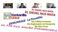 Alza Diesel mata pymes. El injusto martirio del "demurrage"¿Porque Biden lo eliminó y Chile no? 40 horas, reforma tributaria ¿Populismo o Realidad? El fin del sueño octubrista y el azote del ciudadano consumidor. Sin Política Portuaria y sin reglamento de interfaz terrestre ¿Sin Dios ni Ley".