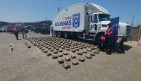 Aduanas y Carabineros incautan 208 kilos de marihuana en camión boliviano.