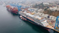 Crucero Oosterdam de Holland America llega por primera vez a Valparaíso