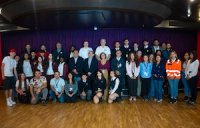Estudiantes de San Antonio alucinaron con interactivo recorrido dentro del crucero Oosterdam