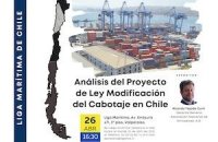 Liga Marítima abordará el Proyecto de Ley que modifica la actual normativa de Cabotaje en Chile