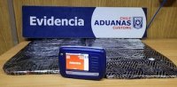 Aduanas detecta a pasajeros internacionales con droga