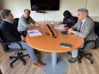 Presidente de Puerto Chacabuco y Seremi del Trabajo acuerdan plan de acción en materia de seguridad y capacitación laboral