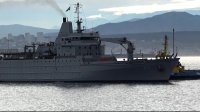 Transporte "Aquiles" zarpa a Juan Fernández llevando soluciones habitacionales.