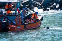 Puerto San Antonio, Armada, concesionarios y estudiantes retiraron siete toneladas de basura en playa Pacheco Altamirano