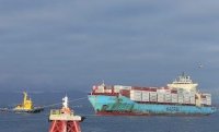 Ian Taylor agencia al primer portacontenedores de MAERSK en llegar al puerto de Coquimbo en su historia