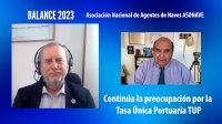 Tasa Unica Portuaria, Inversiones Portuarias, Ventanilla Única, Apertura del Cabotaje, Delincuencia. En Balance 2003 de ASONAVE.