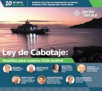 Diálogo ciudadano abordará los impactos de la Ley de Cabotaje en el sur de Chile