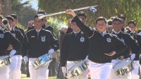 Cinematográfica celebración del 21 de Mayo en Quintay encabezó la Escuela de Tripulantes de Valparaíso.