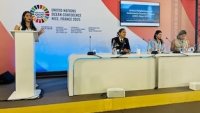 ARMASUR presenta exitoso proyecto de protección de cetáceos en el Pacífico Sur en la UNOC3.