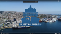 La maqueta que muestra el maravilloso proyecto de expansión portuaria y borde costero de Valparaíso.