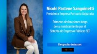 SEP nombra a Nicole Pastene Sanguinetti como presidenta del Directorio de Puerto Valparaíso