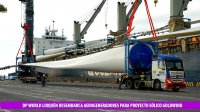 DP World Lirquén desembarcó los primeros aerogeneradores con torres segmentadas que han llegado a Chile.