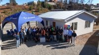 DP World inaugura 1° vivienda nueva reconstruida en Lirquén a dos meses de los incendios, con asistencia de Alcalde de Penco