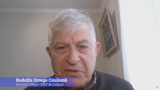 Rodolfo Orrego Coulomb, Director del Colegio CREP de Quilpué