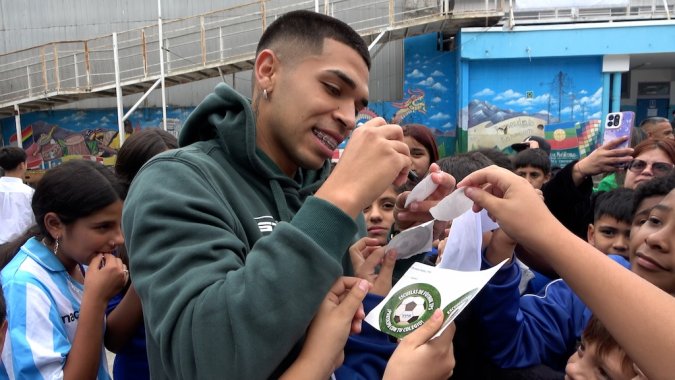 Con integrantes de la Sub 20 de Wanderers que ganó la Copa Libertadores se lanzó las Escuelas de Fútbol TPS 2026.