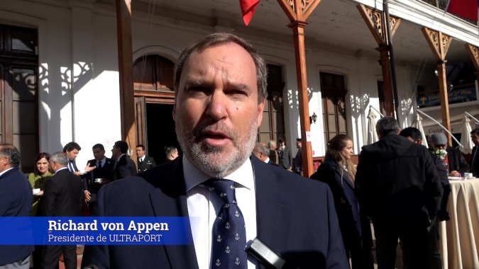 Richard von Appen se refiere a aprobación medioambiental para expansión portuaria de Valparaíso y San Antonio.