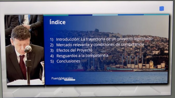 Fiscalía Nacional Económica considera que se justifica y es positivo reducir de dos a uno solo, los concesionarios de Puerto Valparaíso.