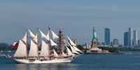 Buque Escuela “Esmeralda” asiste a la conmemoración de los 250 años de independencia de Estados Unidos