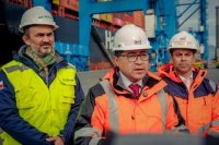 Delegado Presidencial del Biobío visitó SVTI y destaca el rol estratégico del puerto para el desarrollo regional