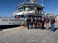 Buque Científico Dra. Barbieri recibe autoridades de la Región de Coquimbo